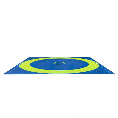 COVER FOR COLLEGE WRESTLING MAT WITH ROLL-UP TRACK REF. 542 - 1000 x 1000 cm