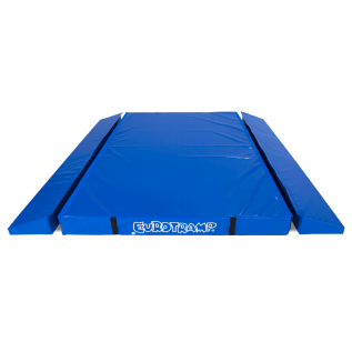 LARGE TRAMPOLINES SAFETY MATS WITH DOUBLE WEDGE Ã± DIMENSIONS: 300 x 280 cm Ã± THE UNIT